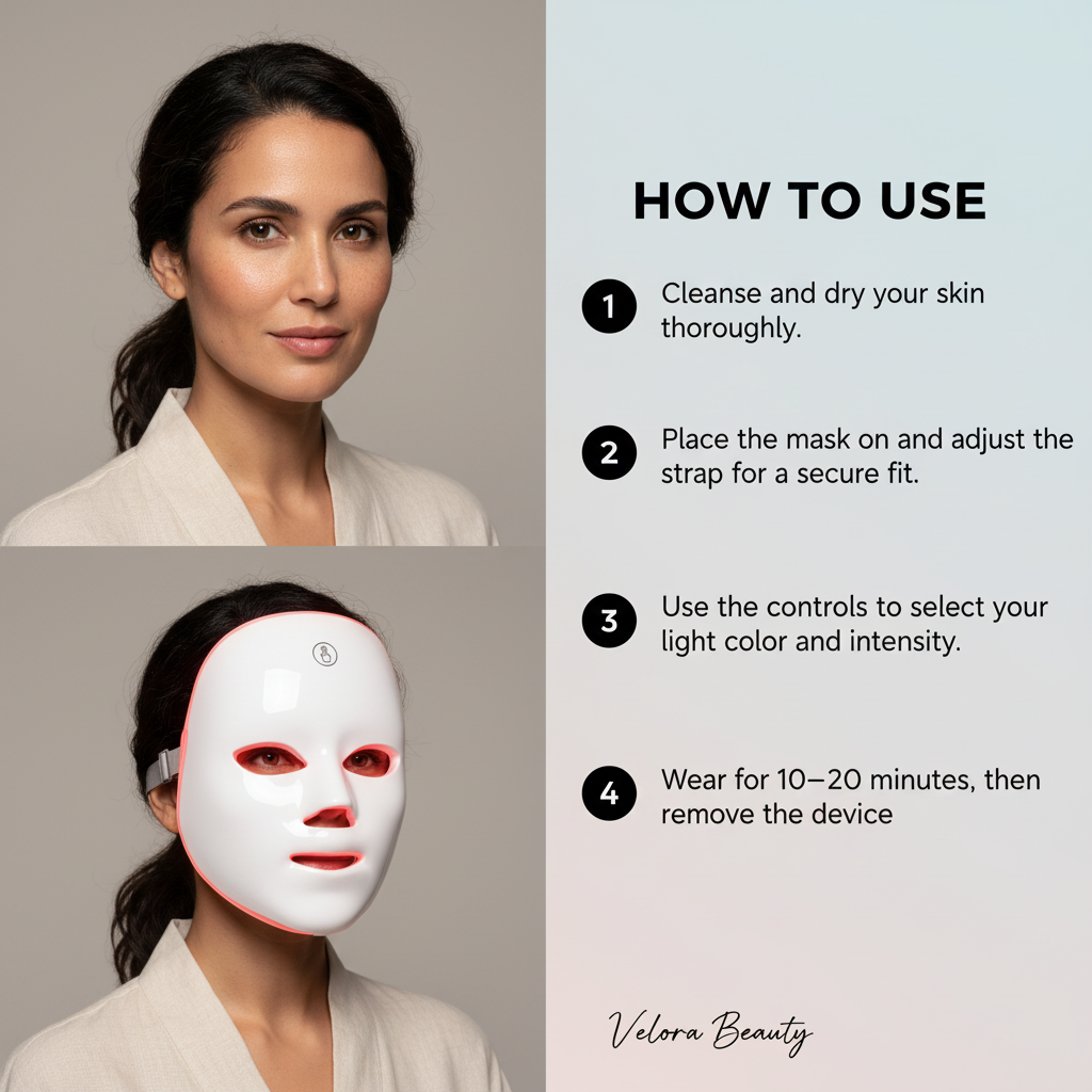 Velora Beauty 7 in 1 skincare mask